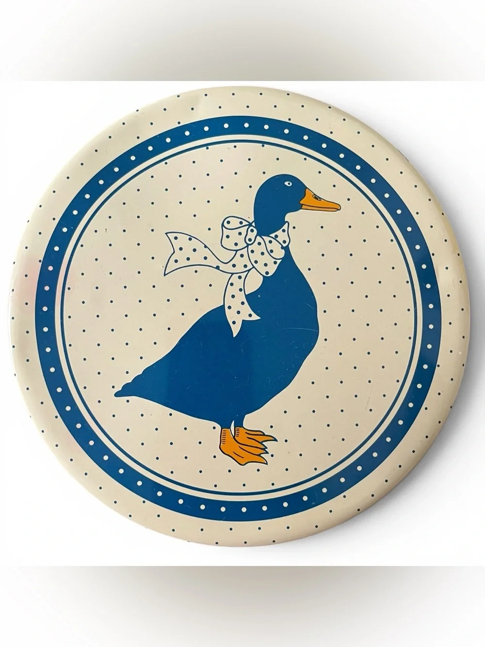 Vintage Country Goose Tin 1980s